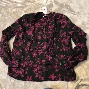 NWT Parker midnight fleur blouse